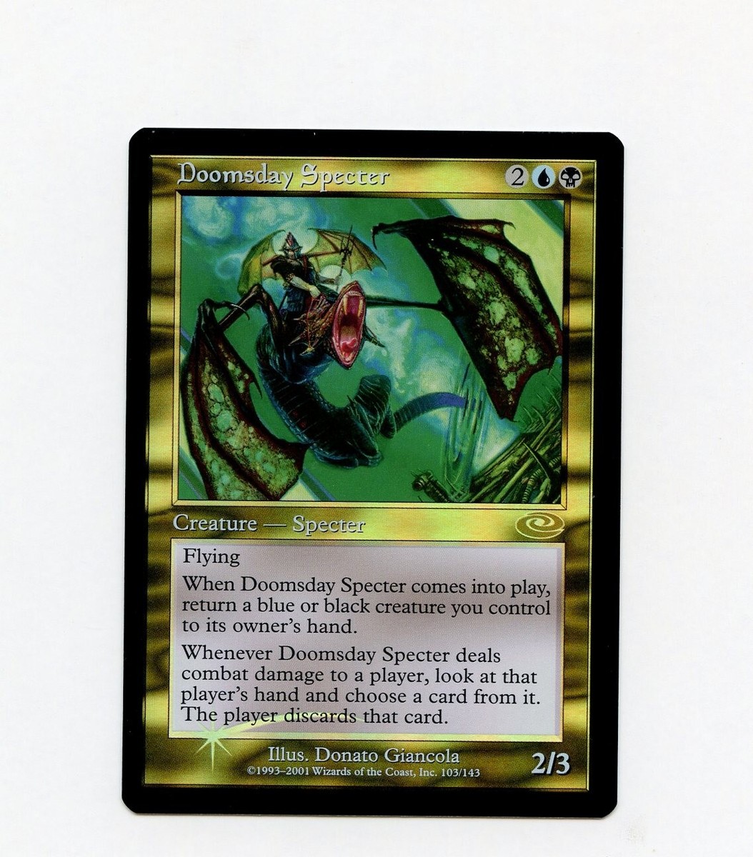 終末の死霊/Doomsday Specter 英Foil 4枚セット Doomsday Specter Planeshift FOIL LP Magic the Gathering b | eBay