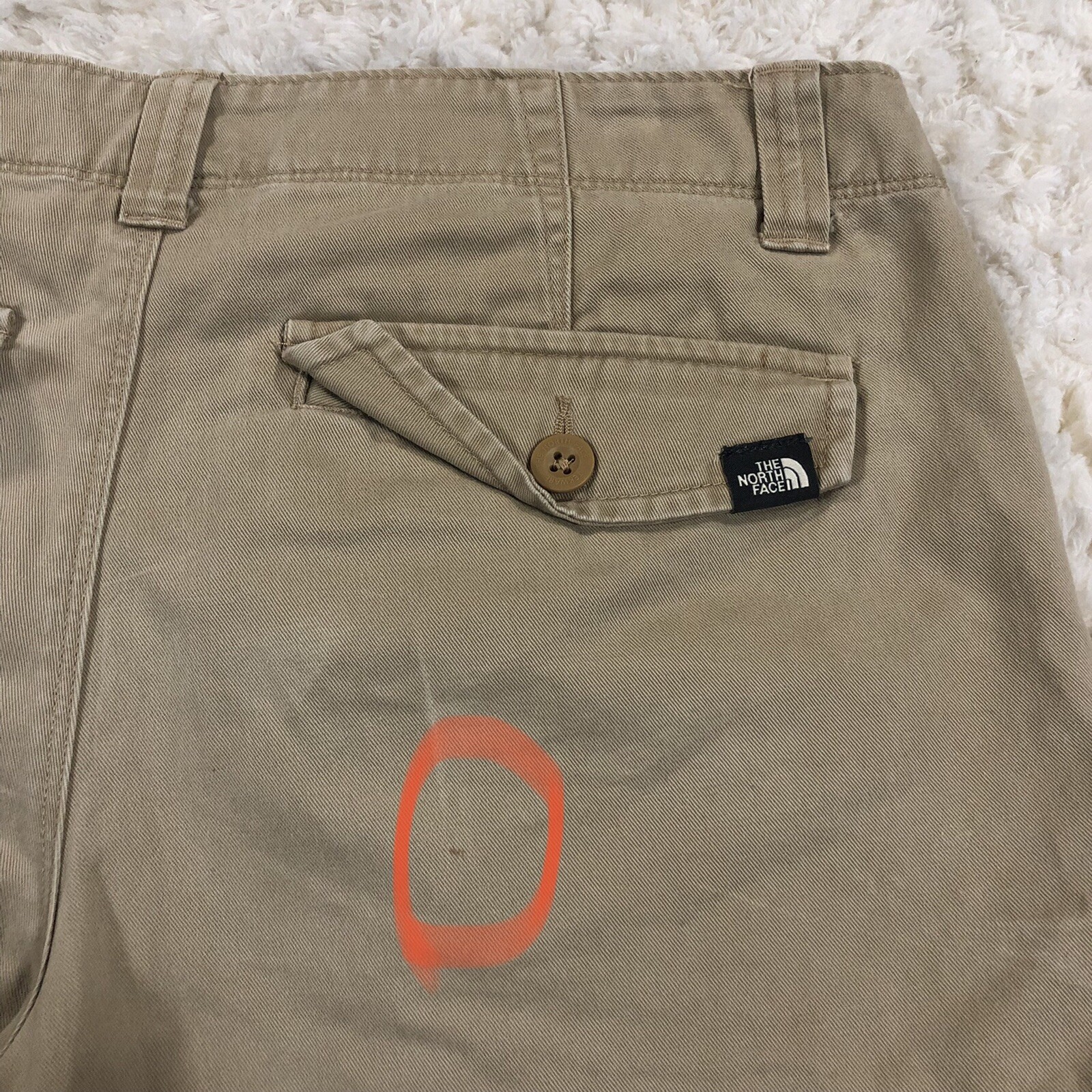 The North Face Cargo Shorts Khaki Beige Ripstop Pockets Hiking Outdoors Size 32 thumbnail 11