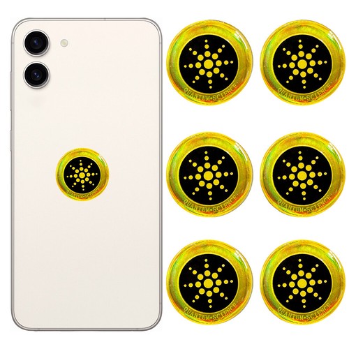 6 Pcs Cell Phone Shields EMF Protection Sticker Quantum Anti Radiation Shield ~H - Afbeelding 3 van 18