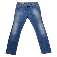 Dondup Slim Jeans | Vintage High End Luxury Designer Denim Trousers Blue VTG