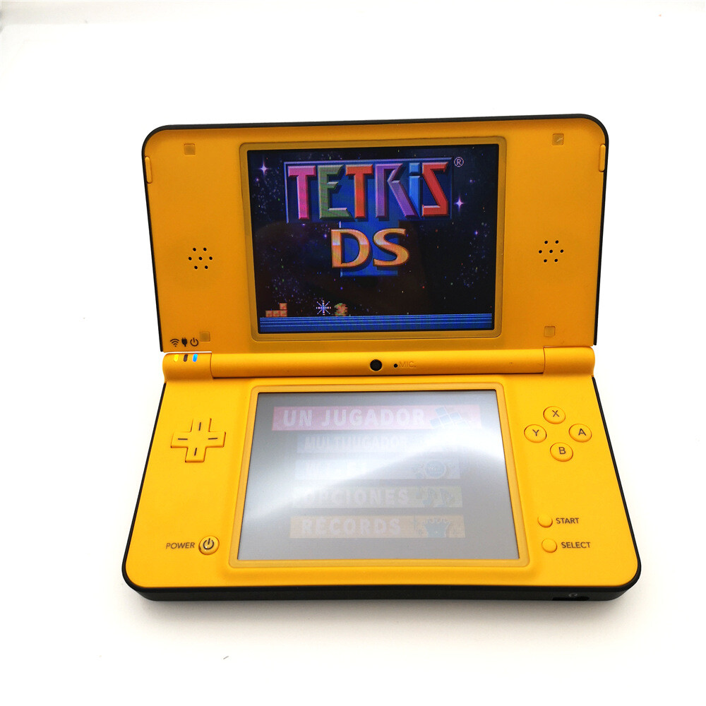 Yellow Retrofit Nintendo DSi XL NDSI XL Handheld Console