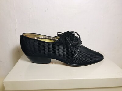 Walter Steiger Pumps Schwarz Gr 40 Ledersohle Handmade in Italy