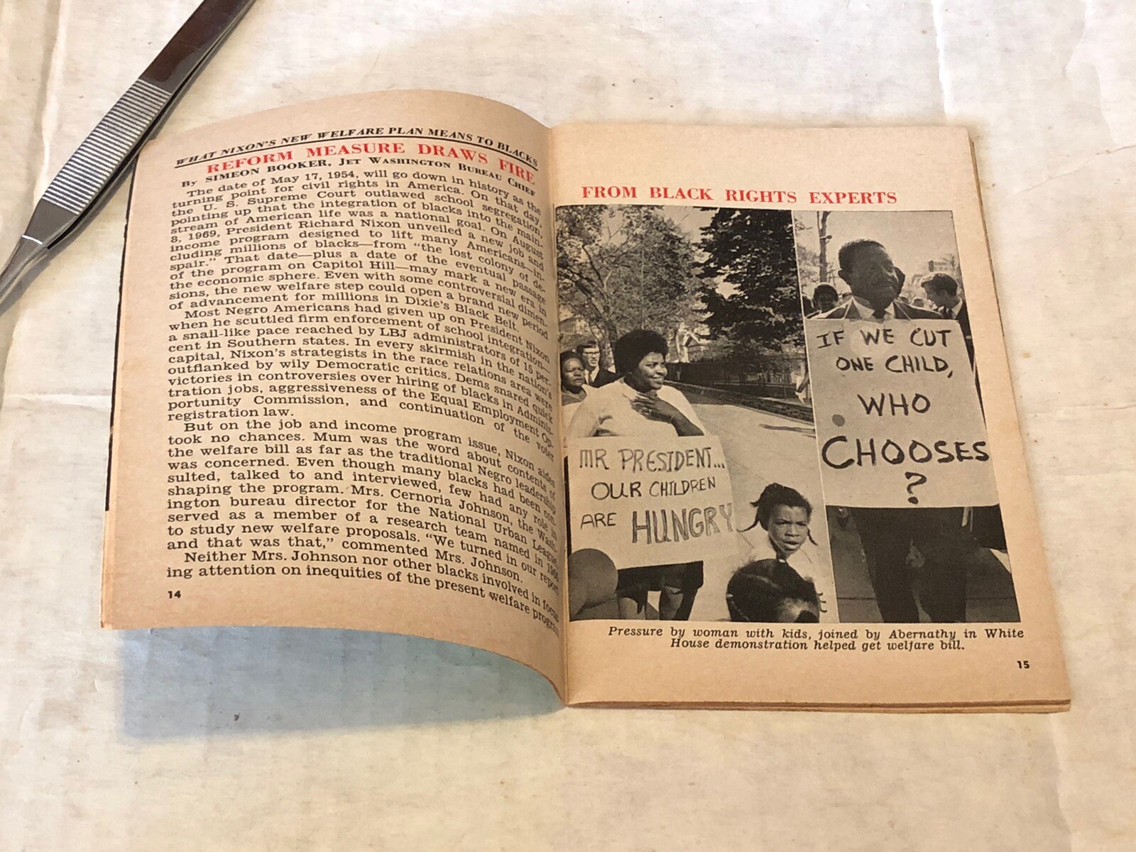 JET MAGAZINE  Aug. 28, 1969 What Nixon’s New Welfare Plan Means To Blacks