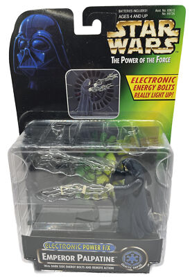 Star Wars The Power of The Force Emperor Palpatine Electronic Power FX Hasbro