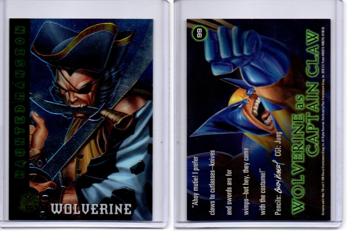 fleer ultra X-MEN haunted mansion 7枚セット I have some gold signature/
