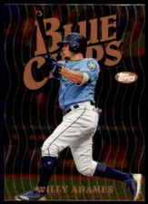 2019 Topps Finest Blue Chips Willy Adames Tampa Bay Rays
