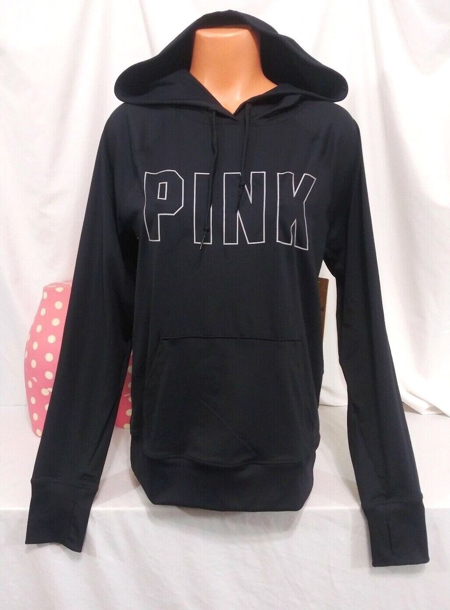 Victorias Secret Pink REFLECTIVE GRAPHIC ULTIMATE HOODIE