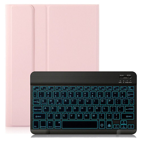 For iPad 7/8/9th Gen 10.2"/Air 3/Pro 10.5" Backlit Touchpad Keyboard Case Cover - Picture 51 of 109