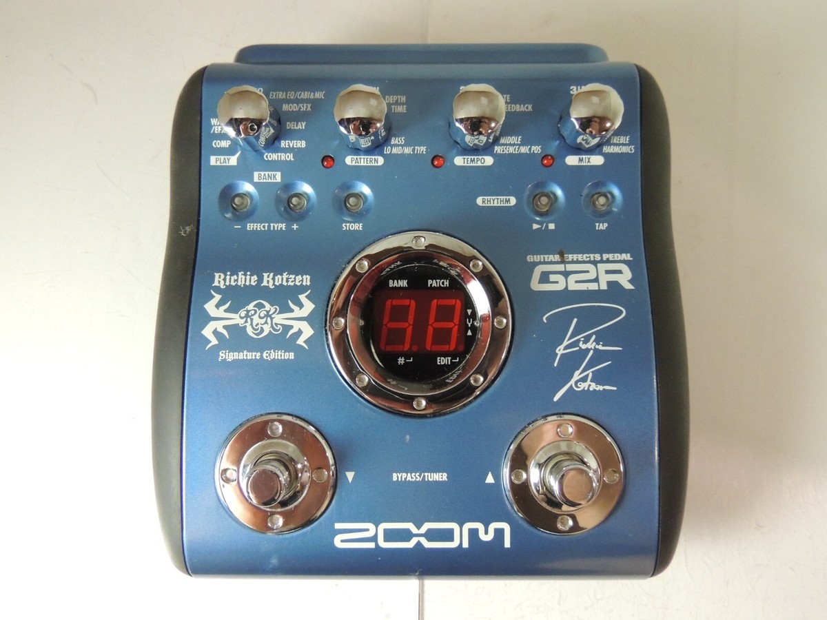 ZOOM G2Rリッチーコッチェンモデル Zoom G2R Richie Kotzen Signature Multi Effects Pedal Free USA