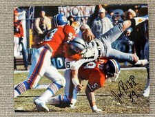 Joe Rizzo signed DENVER BRONCOS 8 X 10 photo  