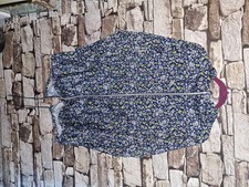 Womens Jackets - Atmosphere, Parka In A Pocket, Size Medium, Flowers Printed