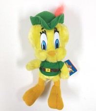 Vintage Ace Play by Play Looney Tunes Tweety Bird Robin Hood Plush 10" AO398