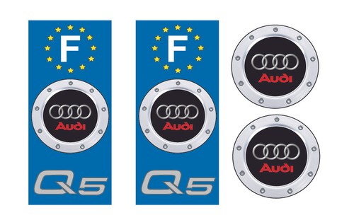 Lot De 2 Autocollants Pour Plaque D'immatriculation Chrysler PT Cruiser + 2 Logos Offerts