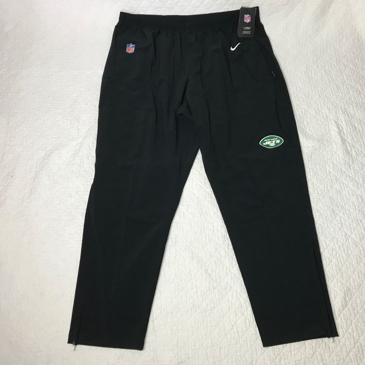 Nike Flex New York Jets On-Field Woven Pants Men's SZ 4XL Black