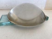 BRITISH RAILWAY BR LARGE CLEAR BULLSEYE LAMP GLASS 5 INCH DIA 40mm DEEP