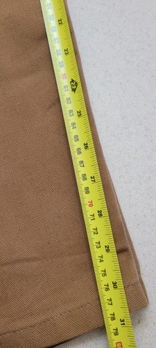 Carhartt R01 Duck Bib Double Knee Men's Overall Quilt, 32 x 32 inch - Brown - 第 6/6 張圖片