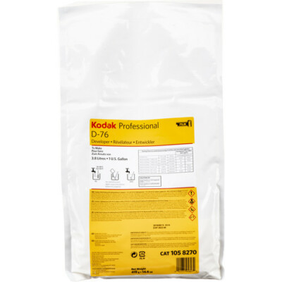 Kodak D-76 Developer Powder makes 1 Gallon for Black and White Film 1058270 