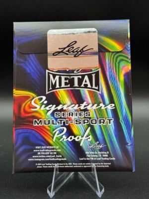 2024 Leaf Metal Signature Series Multisport 1/1 Proofs Mystery