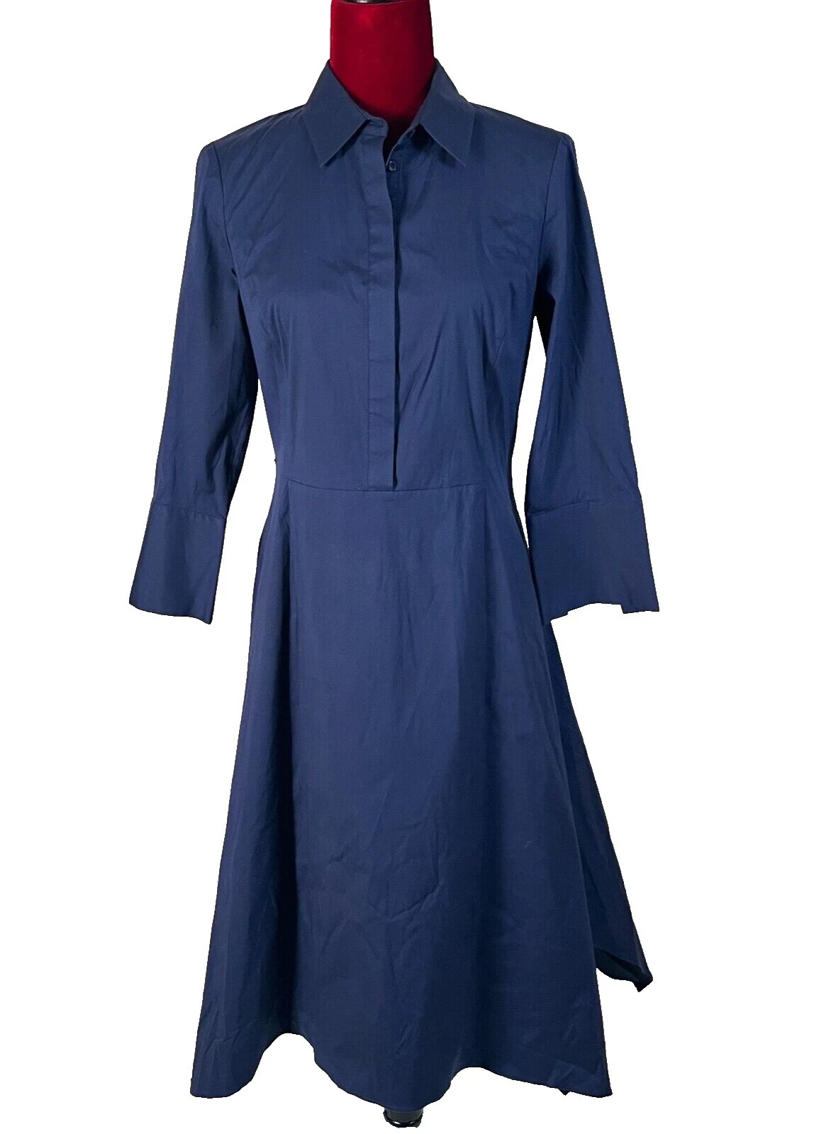 Lafayette 148 New York Solid Shirt Dresses