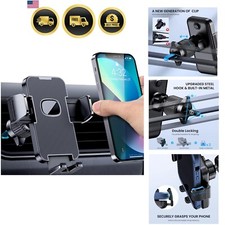 Car Phone Mount Universal Air Vent Holder for Smartphones Thick Cases Friendly