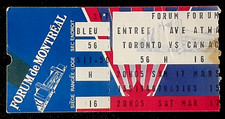 TORONTO MAPLE LEAFS VS MTL CANADIENS 03/17/1984 MONTREAL FORUM TICKET STUB 35716