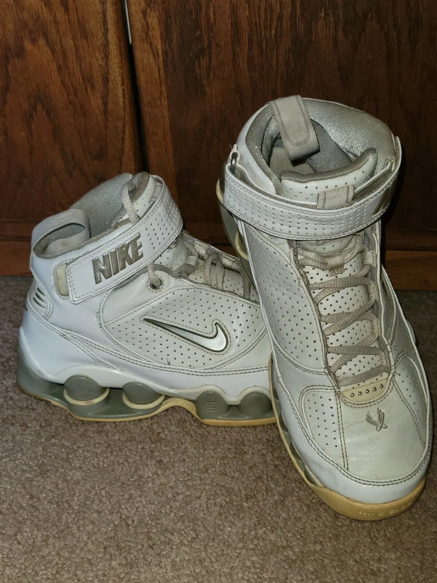 2005 Nike Shox USP White Perforated Basketball 102 Men&#039;s US |