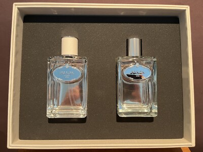 PRADA Milano Infusion D'Homme IRIS 3.4 OZ EDT Spray  & After Shave 3.4 OZ Set