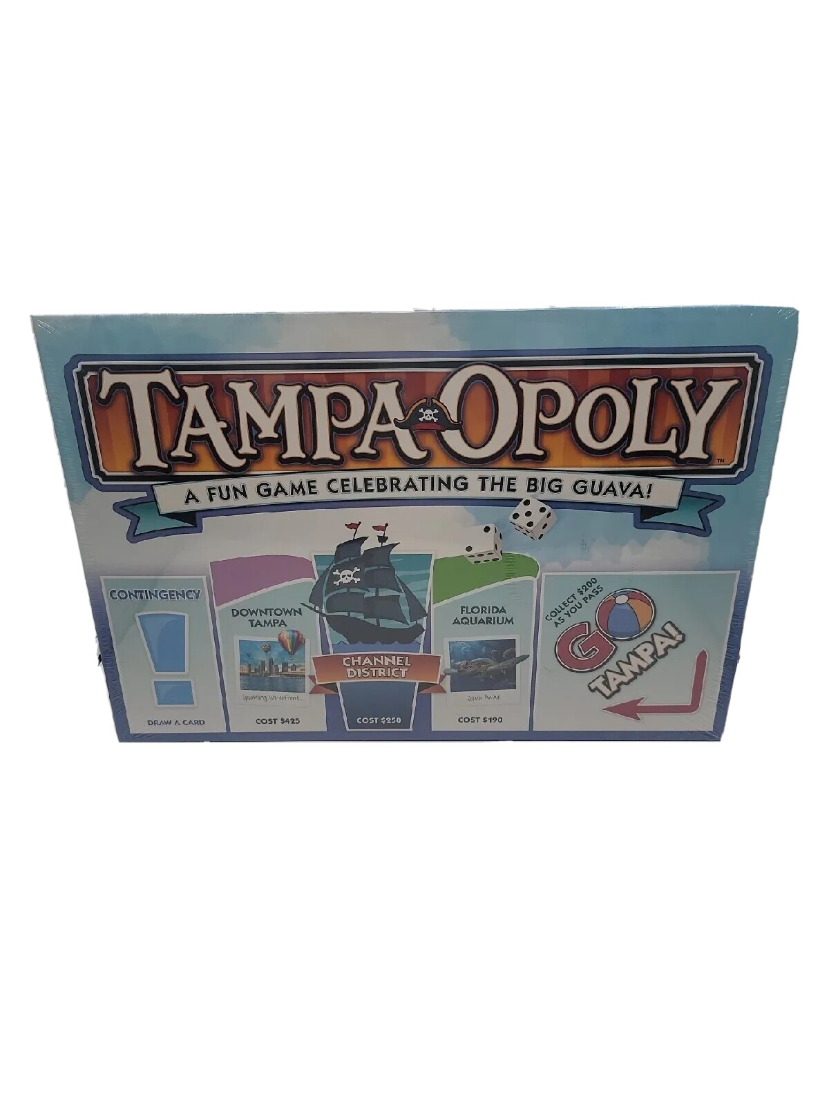 TAMPAOPOLY BOARD GAME RARE Tampa, Florida City Collectible Monopoly NIB