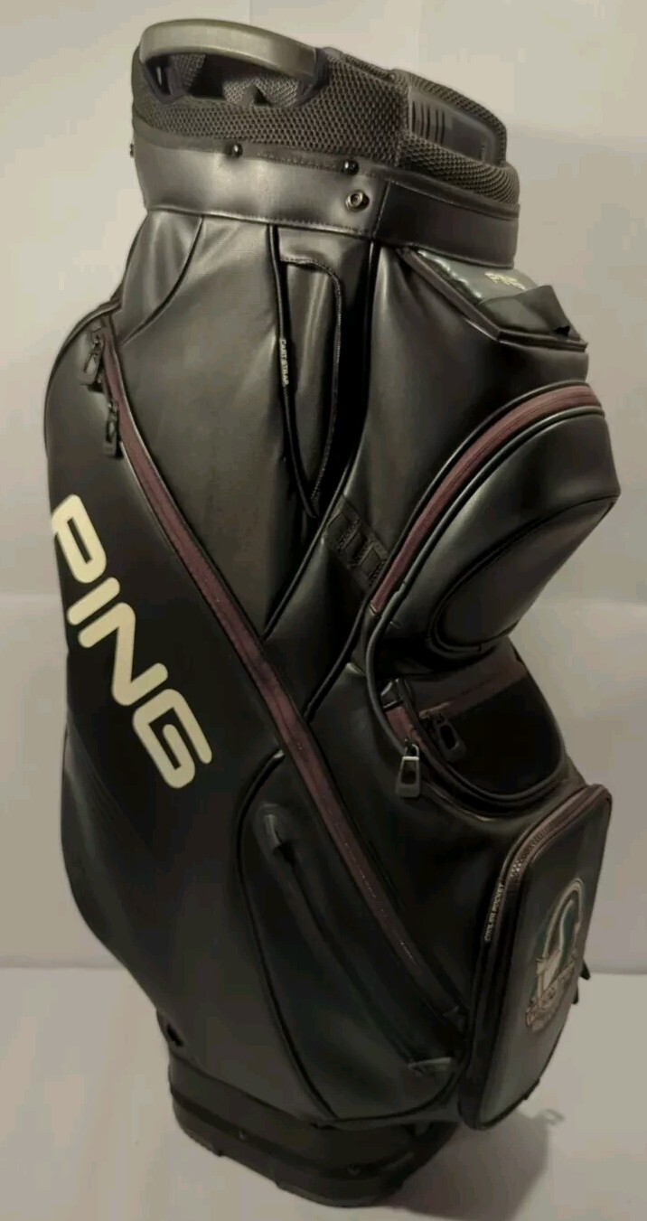 Ping DLX Cart Bag Black/White Ping Golf Cart Bag eBay