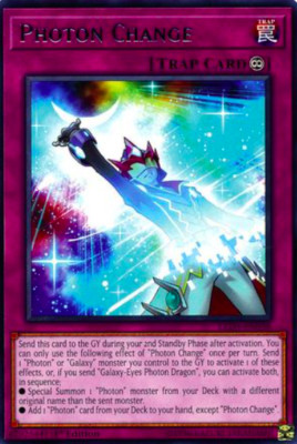 1X NM Photon Change - LED3-EN038 - Rare 1st Edition yugioh