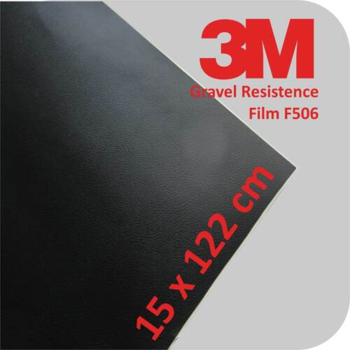 3M película de grava F506 lámina protectora de pintura protección contra impactos de piedras 15 x 122 cm negra - Imagen 1 de 1