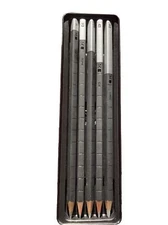 New Moleskine Graphite Drawing Pencil Set US SELLER H HB 2B 4B 6B Lot In Box