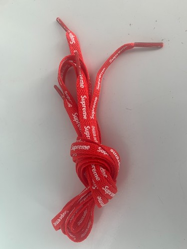 Cordones "Supreme" para Nike, Jordan, AF1 - rojo, blanco, negro, marrón - 120cm - Imagen 31 de 39