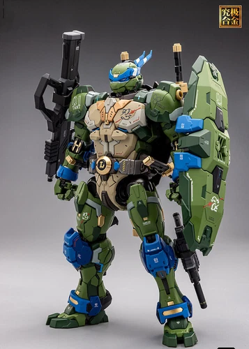 New In Stock HeatBoys HB0012 Robot Mecha Leonardo Metal build Action Figure - Imagen 4 de 17
