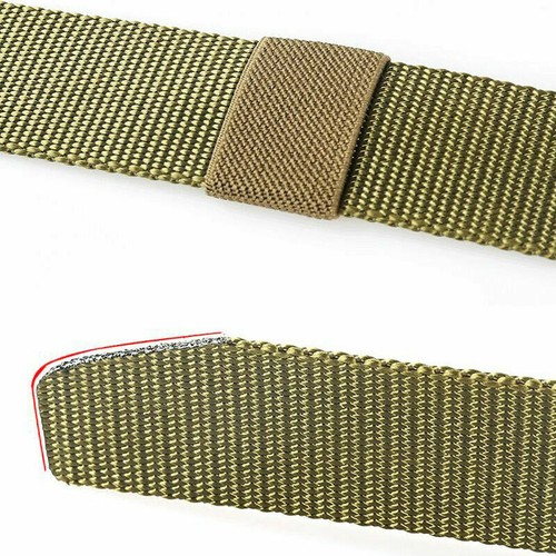 Tactical Army Combat Belt Waistband Men's Casual Military Rescue Rigger Belts - Foto 10 di 15