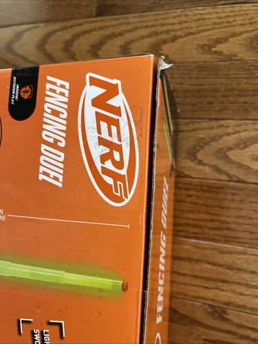 Nerf Fencing Duel 2 Retractable Light-Up Swords Glow In the Dark Foam Tip/Guards - Picture 3 of 8