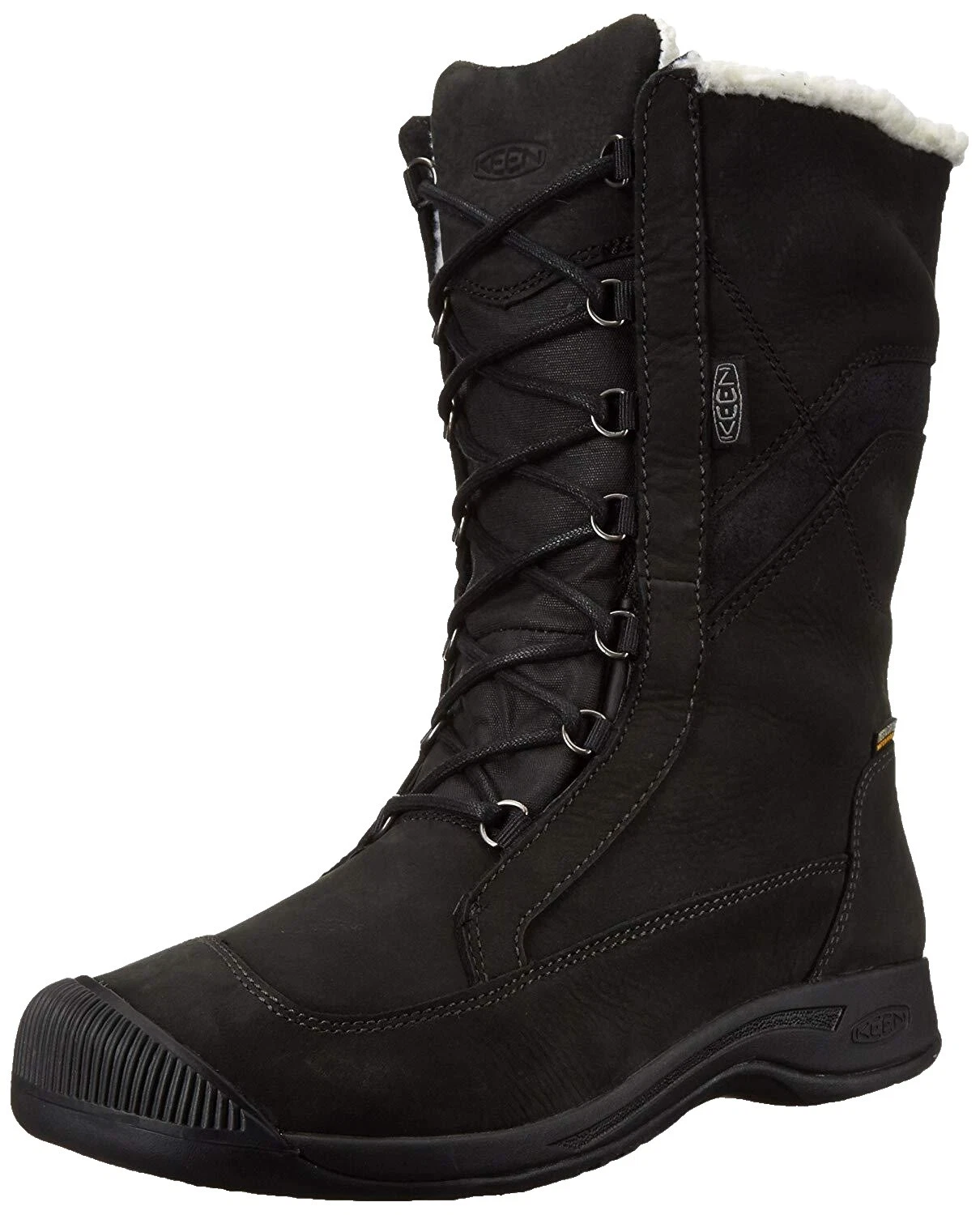 Parte superior de cuero con cuña KEEN Mujer