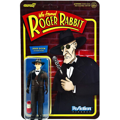 JUDGE DOOM FIGURE WHO FRAMED ROGER RABBIT 1988 REACTION SUPER7 NEU OVP MOVIE TV