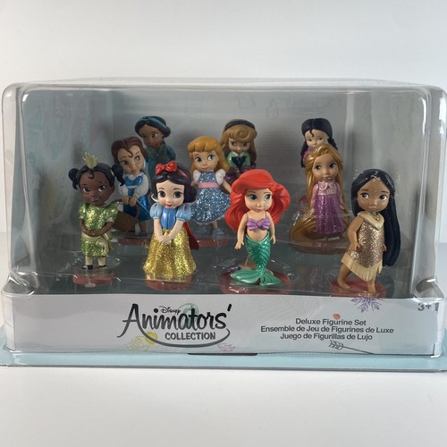 Disney Princess Animators' Deluxe Figures 10 Piece Set Figurine Play Toy
