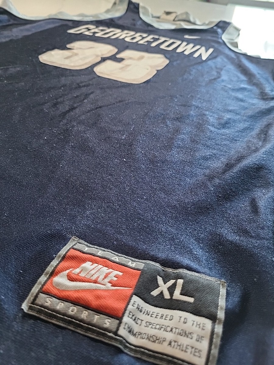 NIKE GEORGETOWN 33 Ewing XL ユニフォーム VTG Nike Team Patrick Ewing #33 Georgetown College