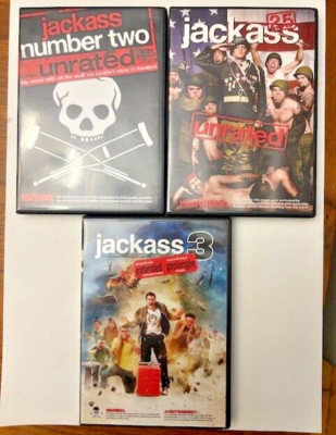 その他 Mtv Jackass 2 & 3 [DVD] Jackass 2, 2.5 & 3 Movies 3 DVD Lot ~ Unrated ~ Johnny Knoxville