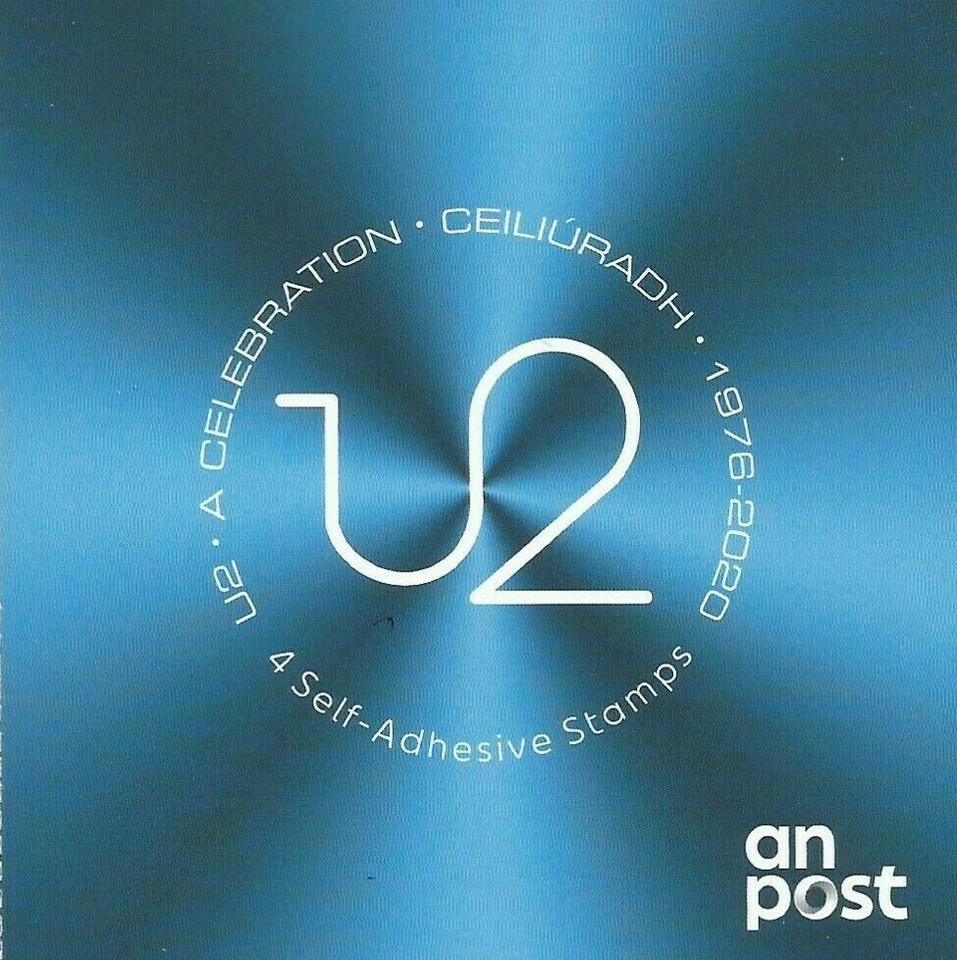 Ireland U2 Stamps A Celebration 1976-2020 Booklets Of Four Irish Rock Band - Image 3 of 4