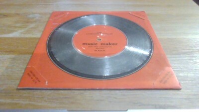 THE LONESOME TRAVELLER LYON UK ONLY 78rpm  7'' Milk Chocolate Record Flexi Disc
