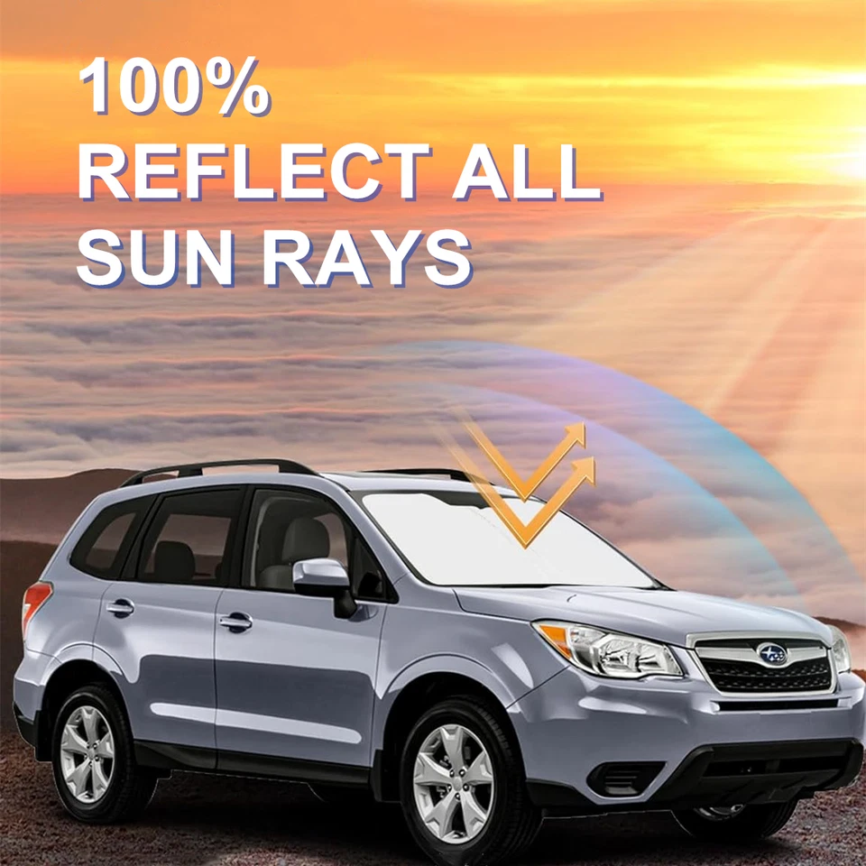 Protector bloque UV ventana parabrisas coche Subaru Forester 2015-2018 Foto 3 de 4