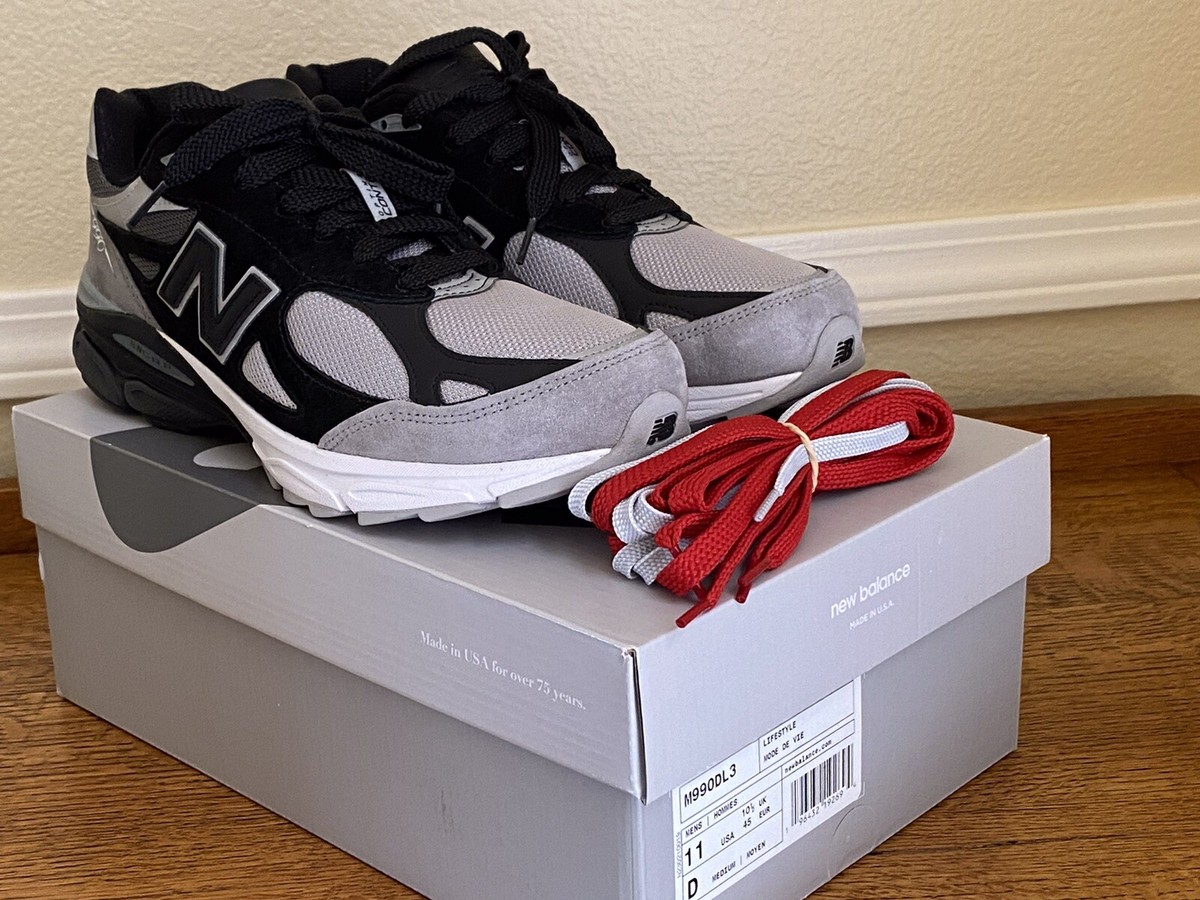 NEW DTLR x New Balance 990V3 Gr3yscale M990DL3 Size 11 | eBay