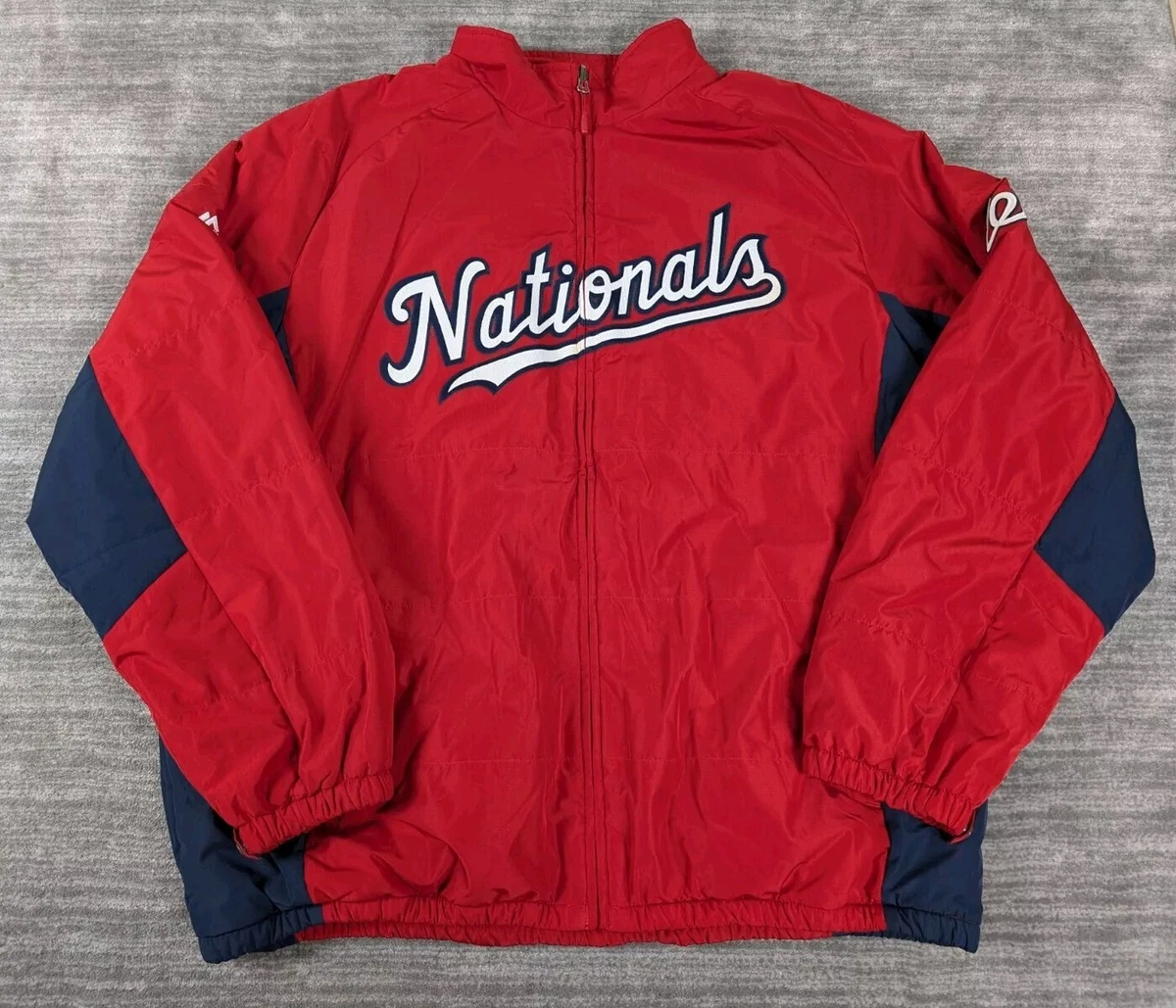 ウェア USED MAJESTIC NATIONALS STADIUM JACKET Majestic Washington Nationals MLB Jackets for sale | eBay