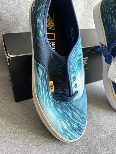 Vans X National Geographic Ocean Authentic Sneaker Size 12 , BRAND NEW W BOX - Picture 7 of 21