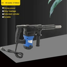 1100W Electric Needle Scaler Needle Derusting Gun Marine Rust Removal Tool 110V