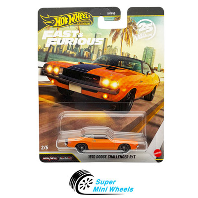 Hot Wheels 1:64 Fast & Furious 1970 Dodge Challenger R/T Orange