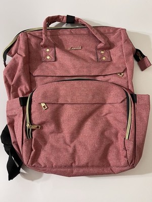 New Lovevook Pink Laptop Backpack For 15.6  Computer School Or Work Bag